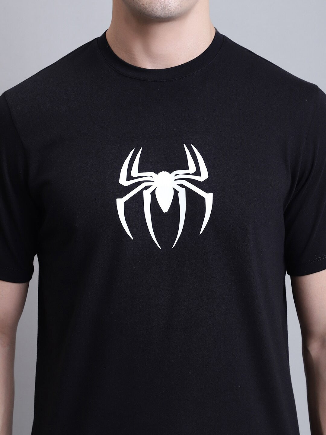 Men's The Spider Print Graphic Slim Fit Tee