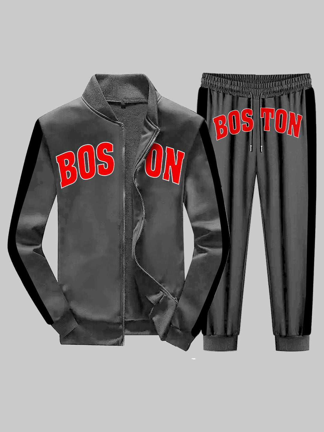 Men's Side Panel Boston Track Pair / Tracksuit