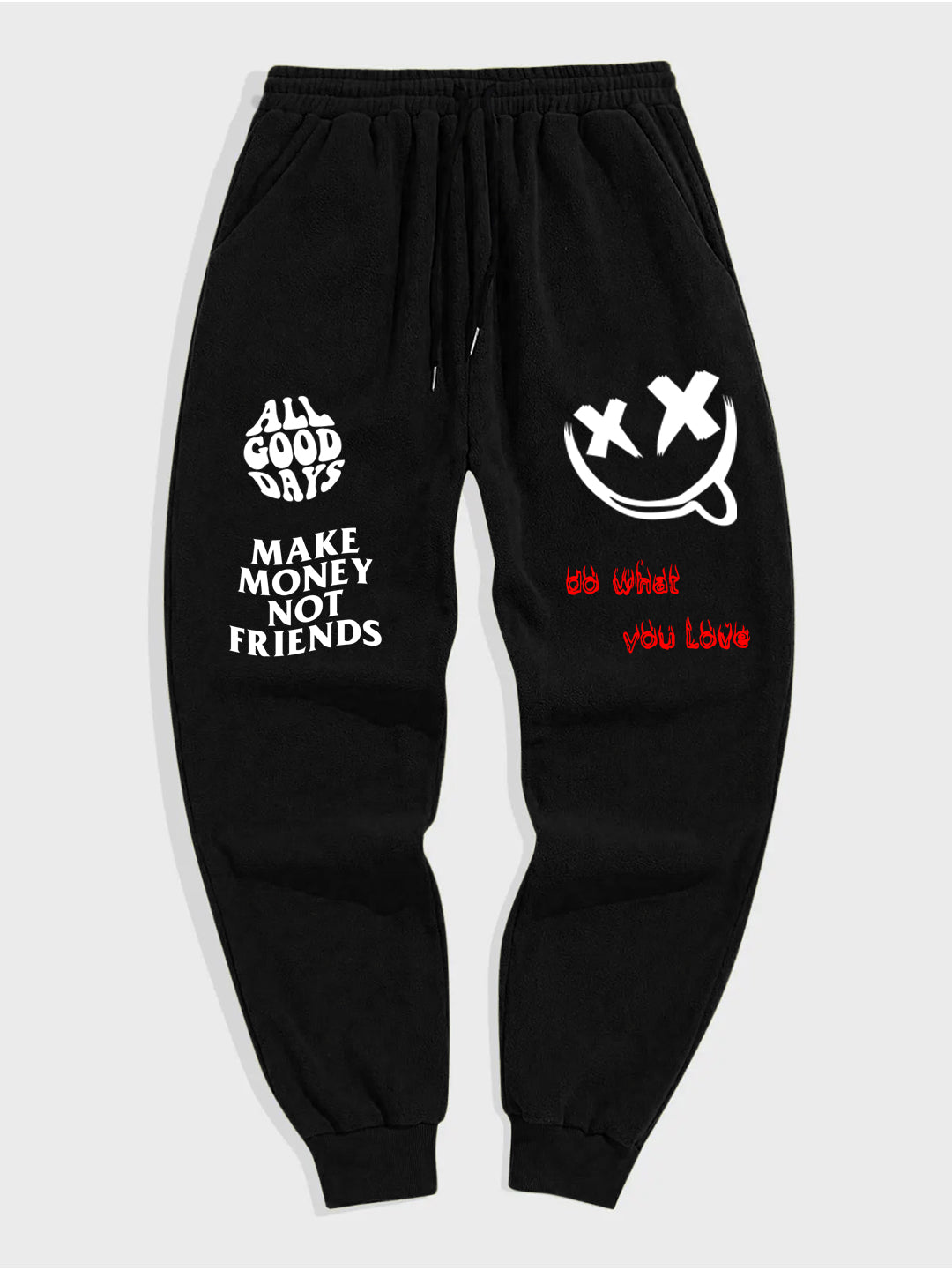 Make Money Printed Heavy Fleece Trouser / Jogger Pant