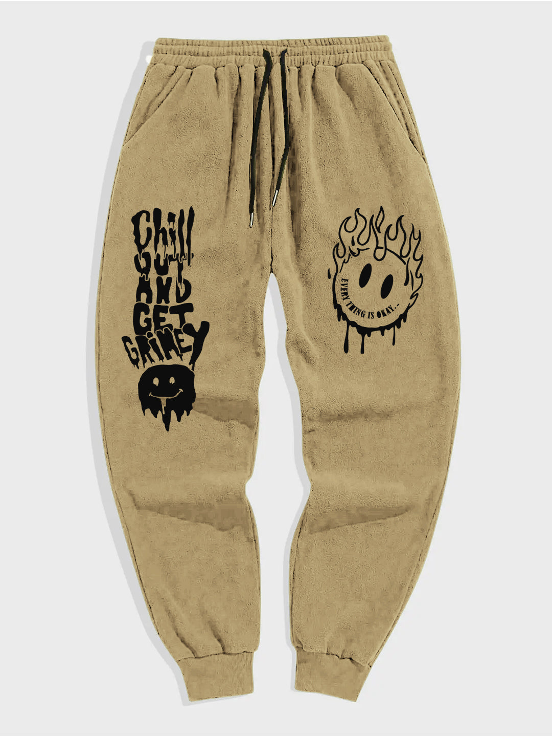 Chill Out Printed Heavy Fleece Trouser / Jogger Pant