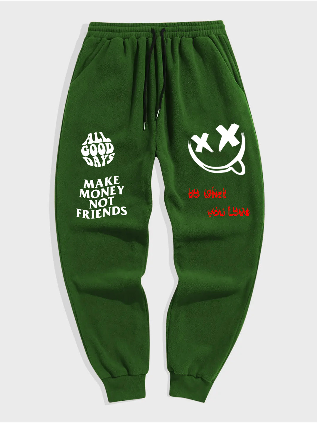 Make Money Printed Heavy Fleece Trouser / Jogger Pant