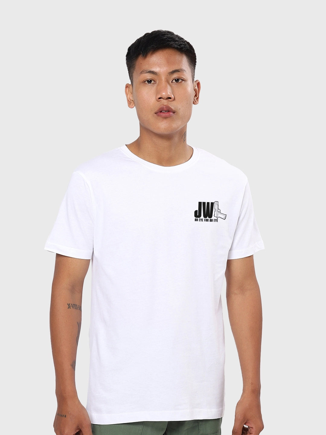 Men's John Wick Oversized Black Graphic Tee