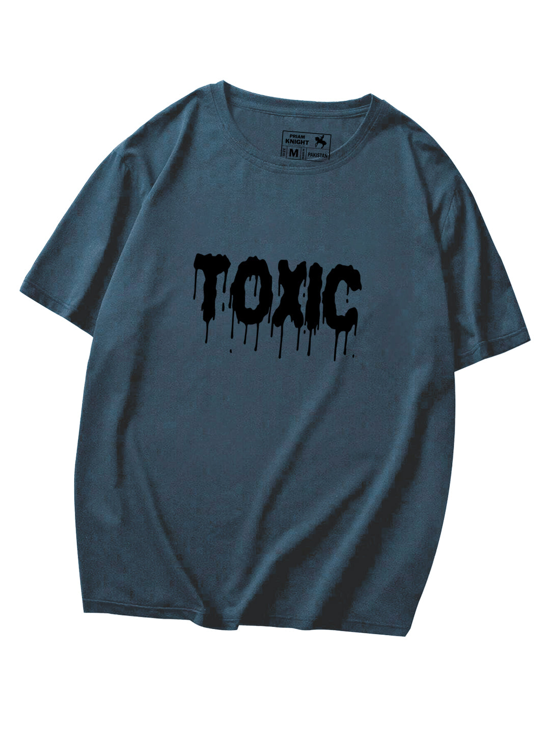 Men's Toxic Print Graphic Regular Fit Tees