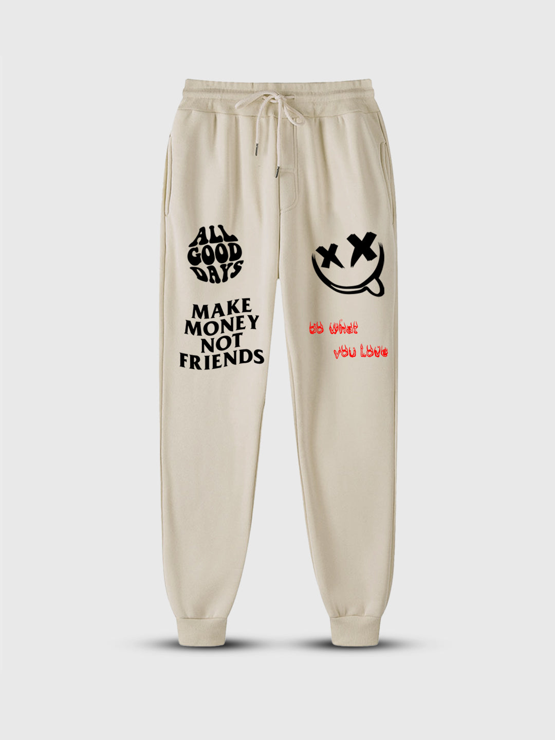 Make Money Printed Heavy Fleece Trouser / Jogger Pant