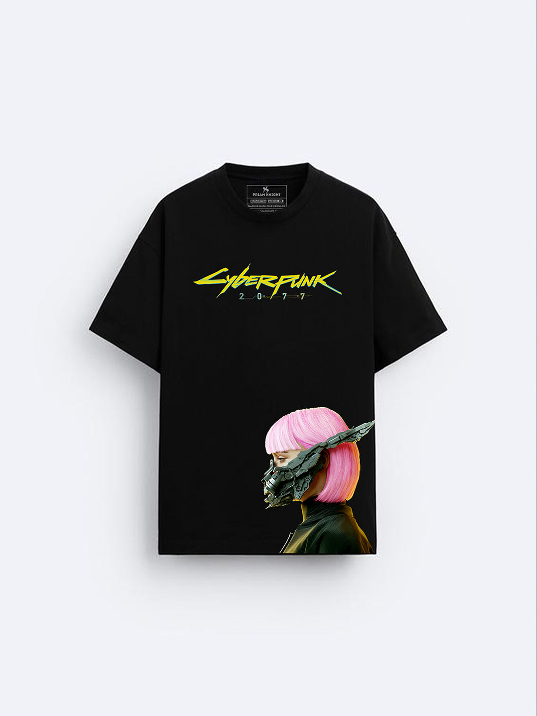 Men's Cyberpunk Oversized Graphic Printed Tee